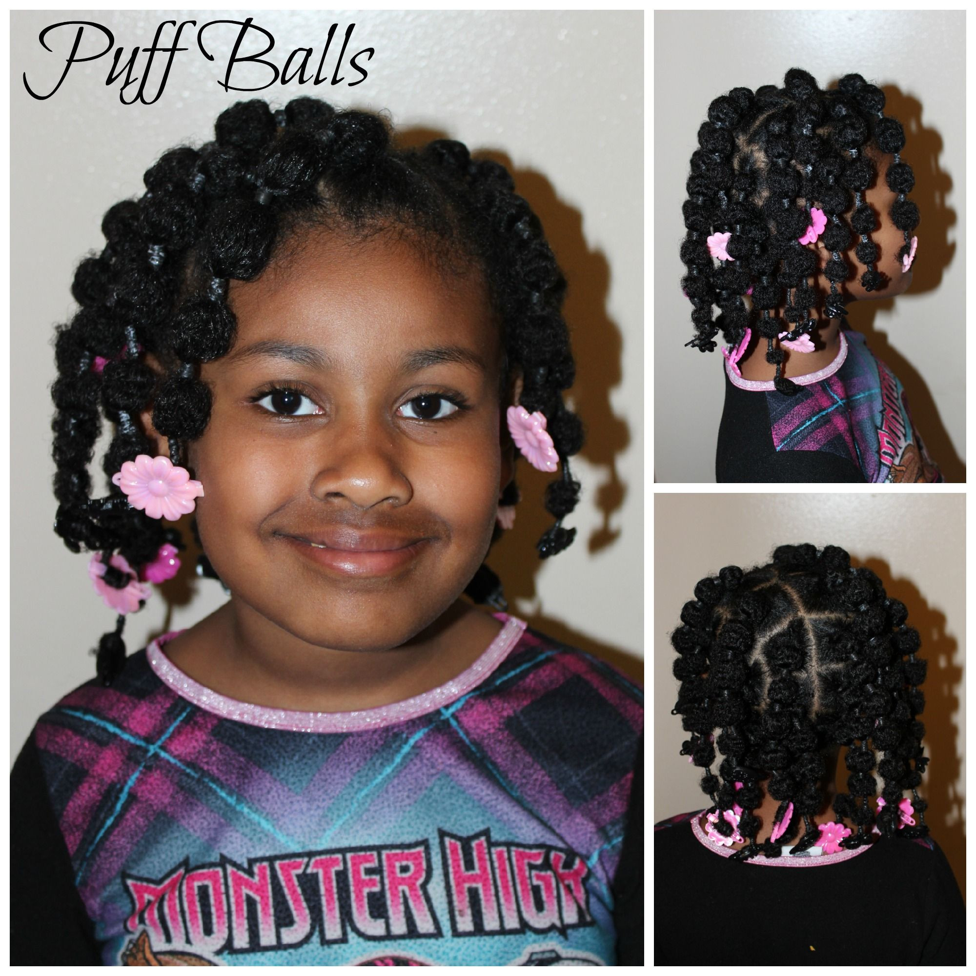 Best ideas about Easy Hairstyles With Rubber Bands
. Save or Pin Hair Puff Balls Easy to do natural hairstyle only product Now.