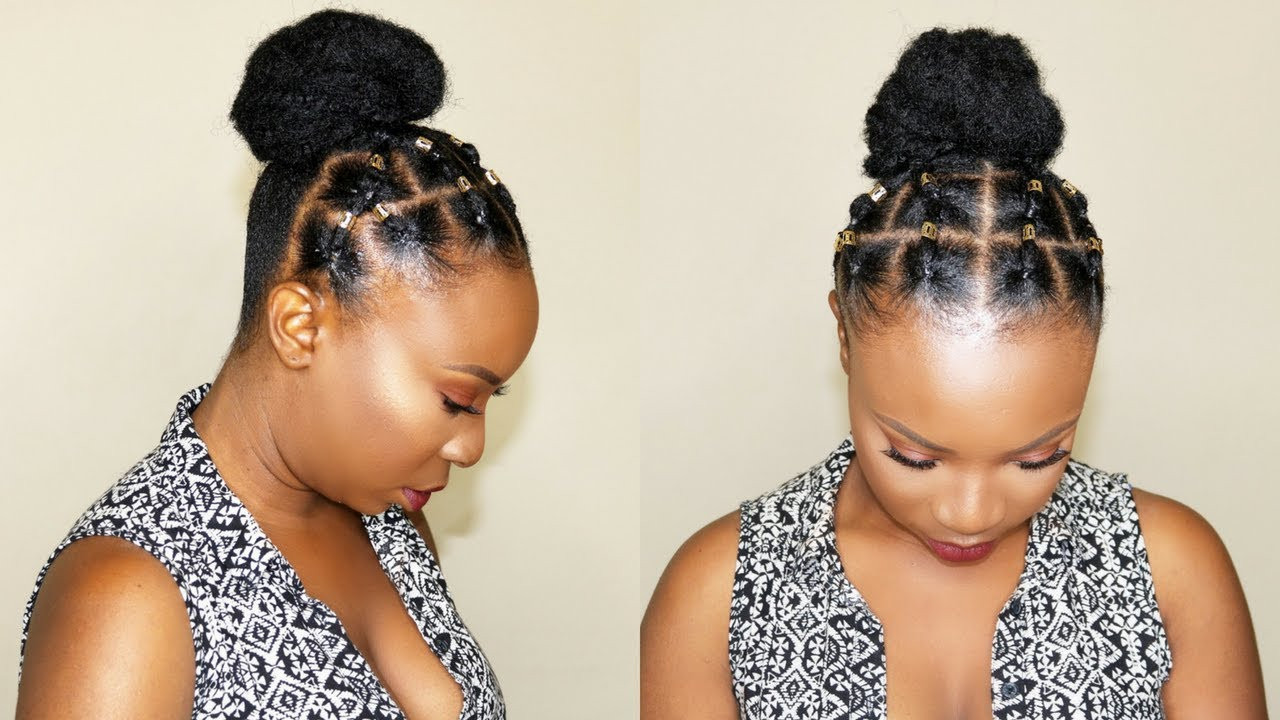 Best ideas about Easy Hairstyles With Rubber Bands
. Save or Pin RUBBER BAND HAIRSTYLE FOR SHORT NATURAL HAIR Now.
