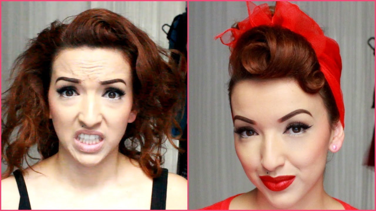 Best ideas about Easy Pinup Hairstyles
. Save or Pin My Go To Quick Pinup Hair Style Nasty to Classy Now.