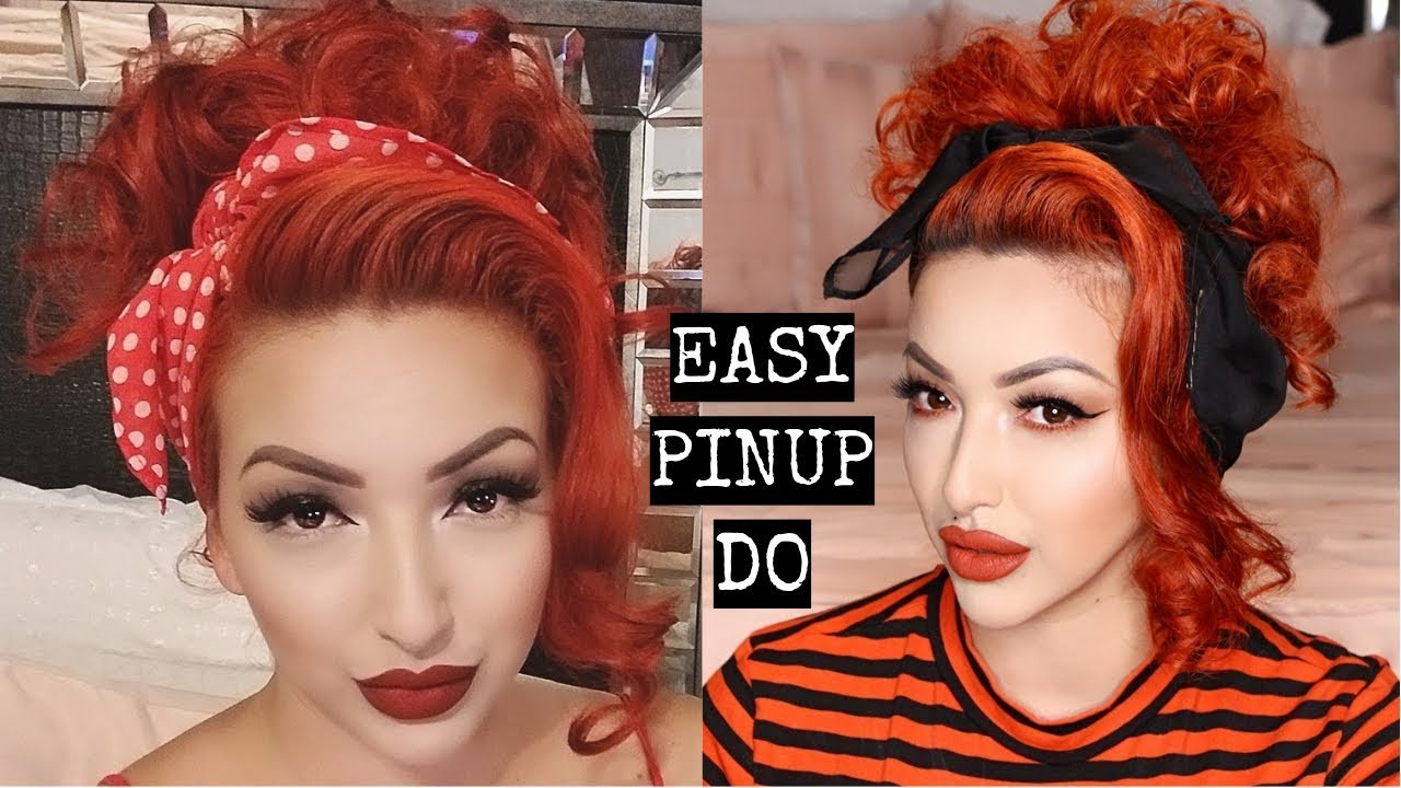 Best ideas about Easy Pinup Hairstyles
. Save or Pin HOW TO EASY PINUP HAIR DO Now.