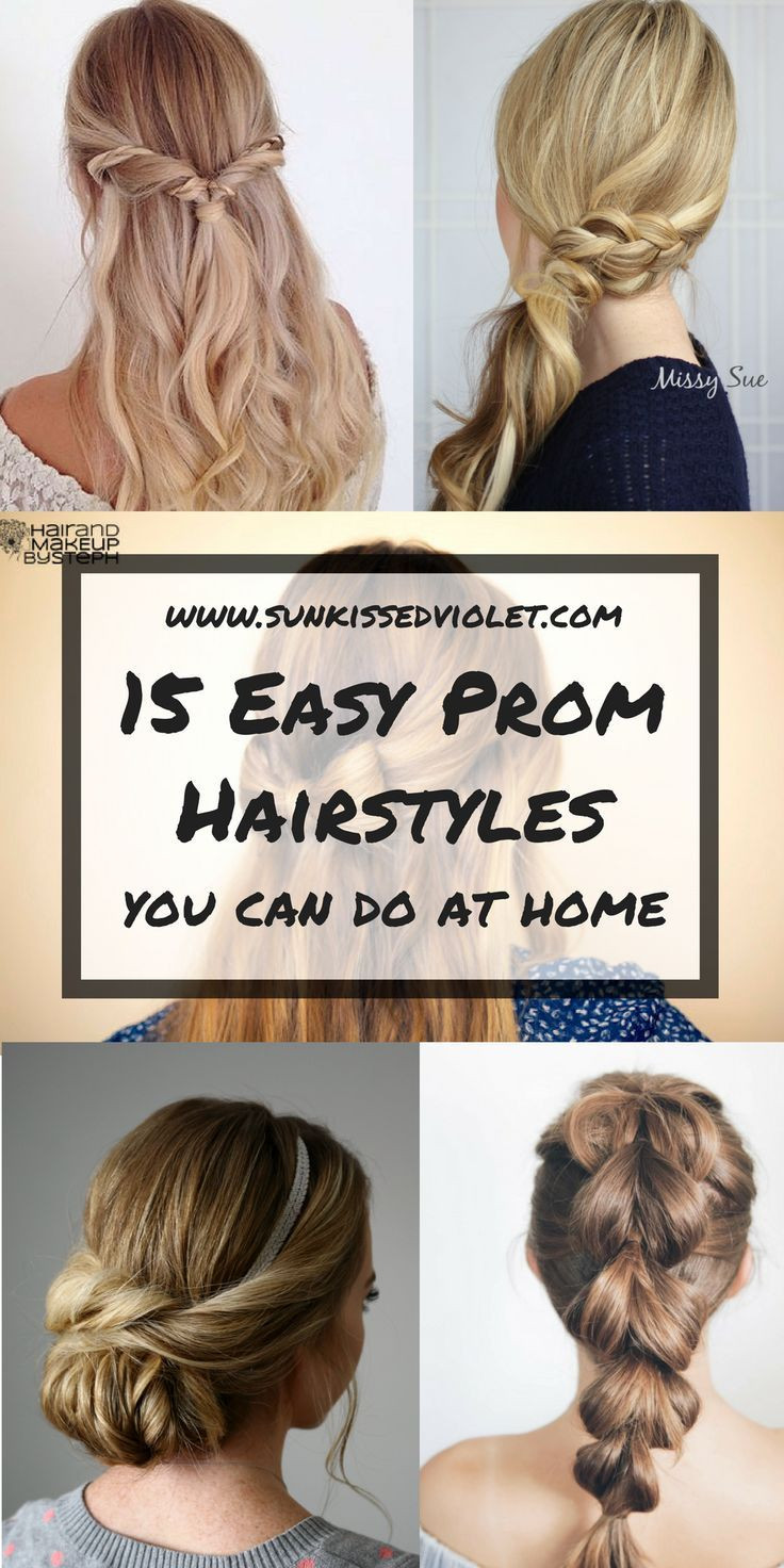 Best ideas about Easy Prom Hairstyles For Medium Hair
. Save or Pin 15 Easy Prom Hairstyles for Long Hair You Can DIY At Home Now.