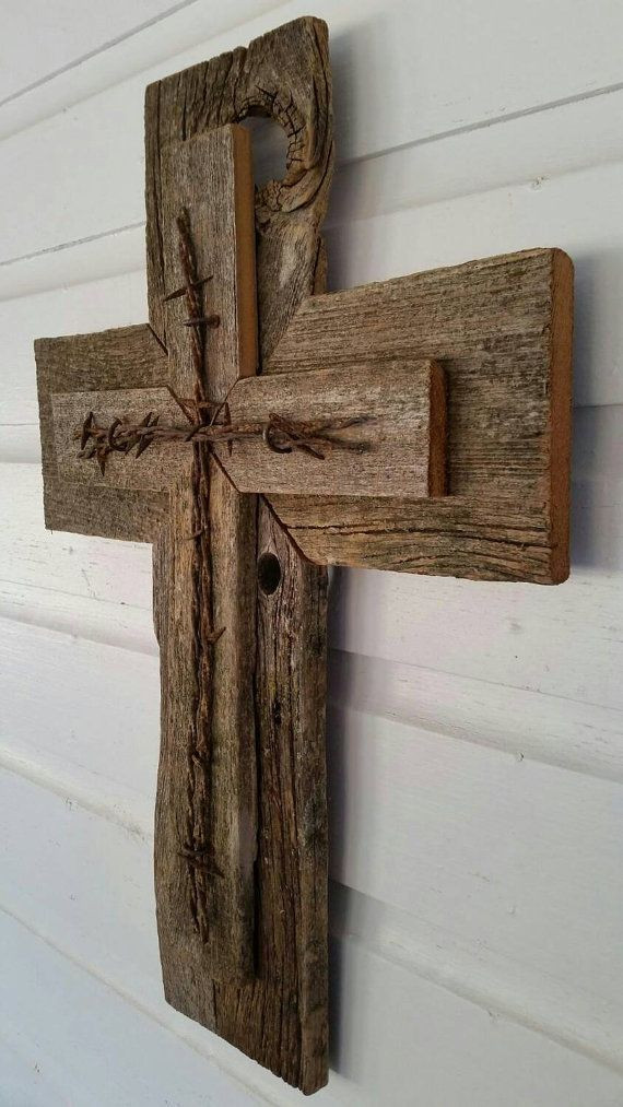 Best ideas about Easy Rustic Wood Crafts To Make
. Save or Pin Unique WESTERN Style Sale Rustic Cedar Wood Wall Cross Now.