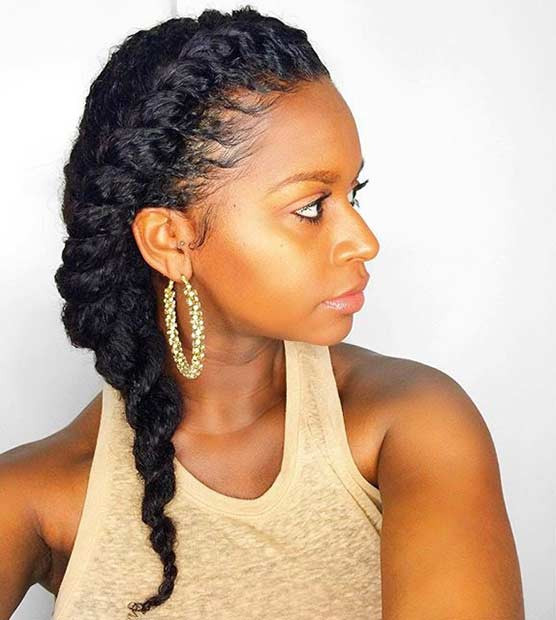 Best ideas about Easy Twist Hairstyles For Natural Hair
. Save or Pin 21 Gorgeous Flat Twist Hairstyles Page 2 of 2 Now.