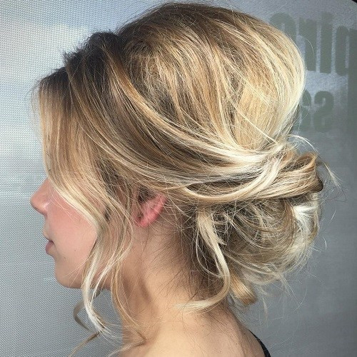 Best ideas about Easy Up Hairstyles
. Save or Pin 54 Easy Updo Hairstyles for Medium Length Hair in 2017 Now.