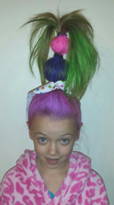 Best ideas about Easy Wacky Hairstyles For School
. Save or Pin 30 Ideas for Crazy Hair Day at School for Girls and Boys Now.