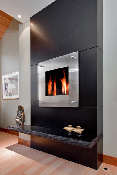 Best ideas about Electric Fireplace Ideas
. Save or Pin electric fireplace ideas Living Room Modern with chiseled Now.