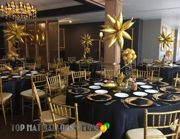 Best ideas about Elegant 50th Birthday Decorations
. Save or Pin Elegant Balloon Centerpieces 50th birthday Now.