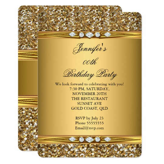 Best ideas about Elegant Birthday Invitations
. Save or Pin Gold Glitter Polka Dot Graduation Party Invitation Now.