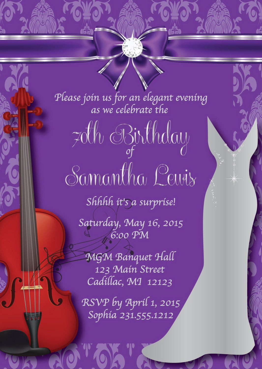 Best ideas about Elegant Birthday Invitations
. Save or Pin 70th Birthday Invitation Women s Elegant Birthday Now.