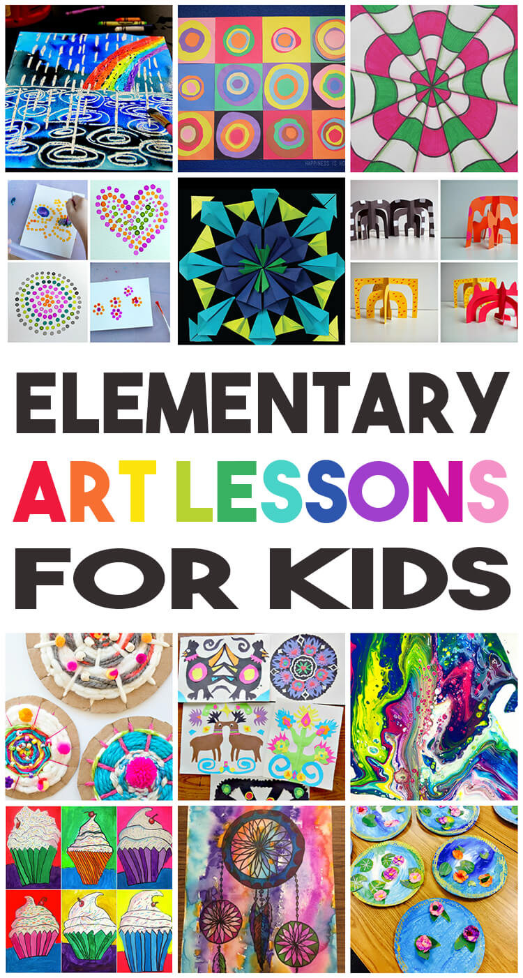 Best ideas about Elementary Art Projects
. Save or Pin 36 Elementary Art Lessons for Kids Happiness is Homemade Now.