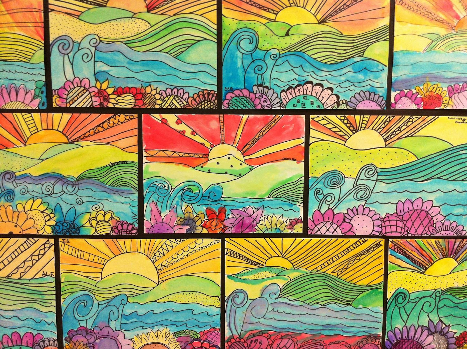 Best ideas about Elementry Art Projects
. Save or Pin Apex Elementary Art whimsical landscapes Now.