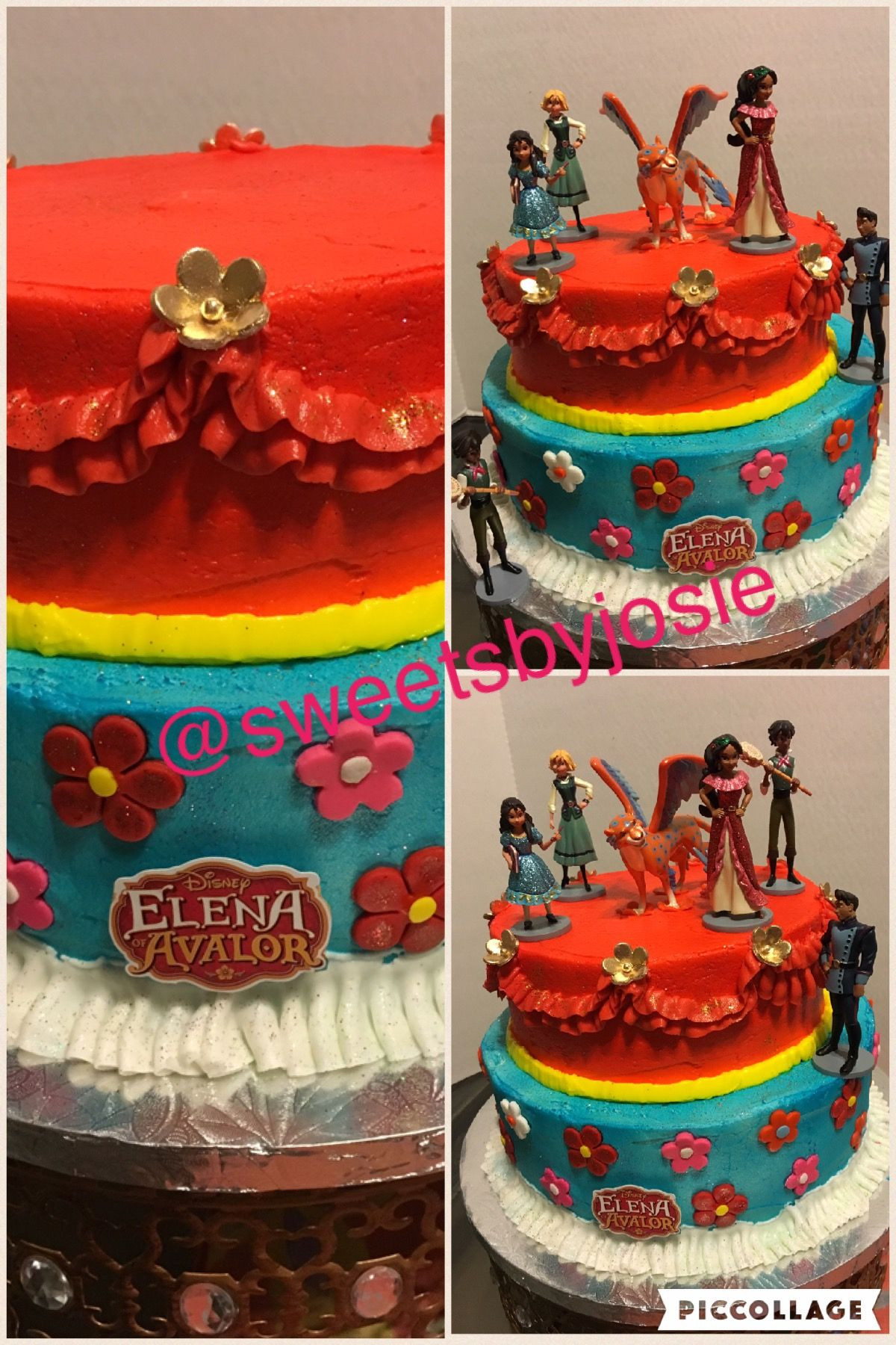 Best ideas about Elena Of Avalor Birthday Cake
. Save or Pin Elena of Avalor buttercream cake by sweetsbyjosie Now.