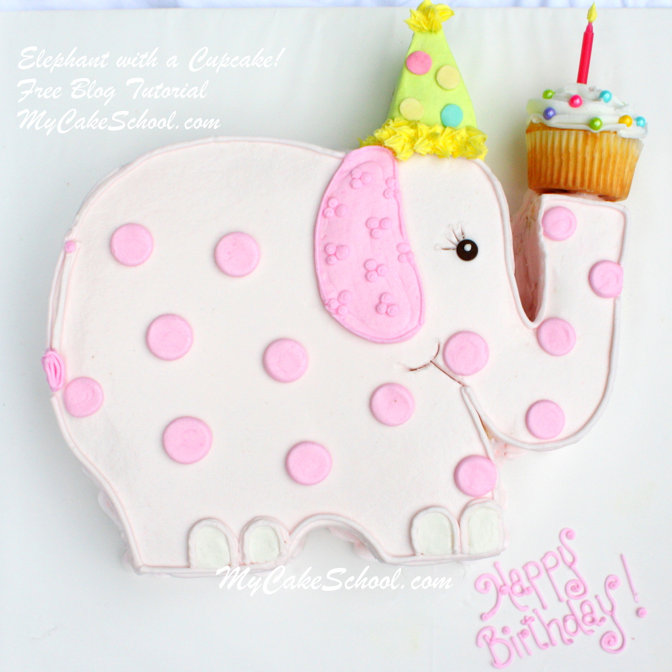 Best ideas about Elephant Birthday Cake
. Save or Pin Elephant with a Cupcake A Blog Tutorial Now.