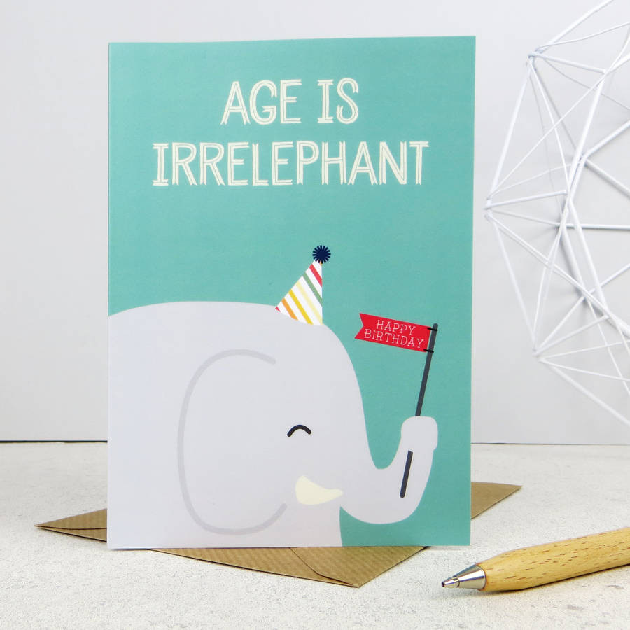 Best ideas about Elephant Birthday Card
. Save or Pin age is irrelephant elephant birthday card by wink design Now.