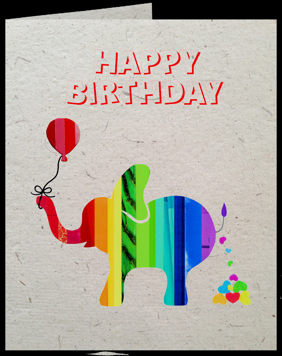 Best ideas about Elephant Birthday Card
. Save or Pin GC012 Poop Paper Elephant Birthday Card Poop Heart Now.