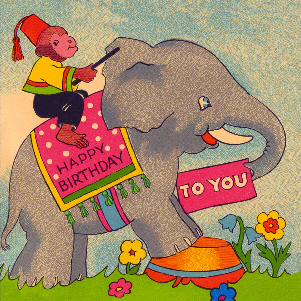 Best ideas about Elephant Birthday Card
. Save or Pin Elephant Birthday Card Elfie Children s Clothes Now.