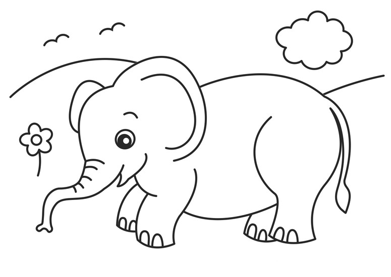 Best ideas about Elephant Coloring Sheets For Kids
. Save or Pin Baby Elephant Coloring Pages Animal Now.