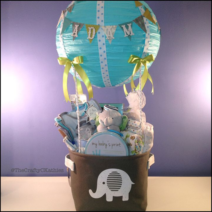 Best ideas about Elephant Themed Gift Ideas
. Save or Pin Hot Air Balloon Shower Elephant themed Gift Basket Now.