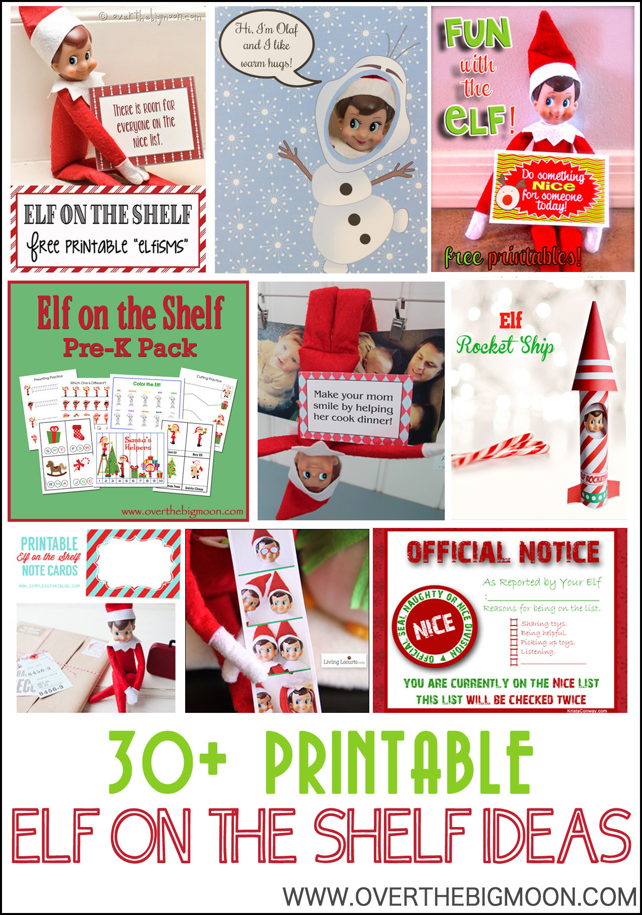 Best ideas about Elf On The Shelf Free DIY Props
. Save or Pin Elf The Shelf Free Printable Props Christmas Printables Now.