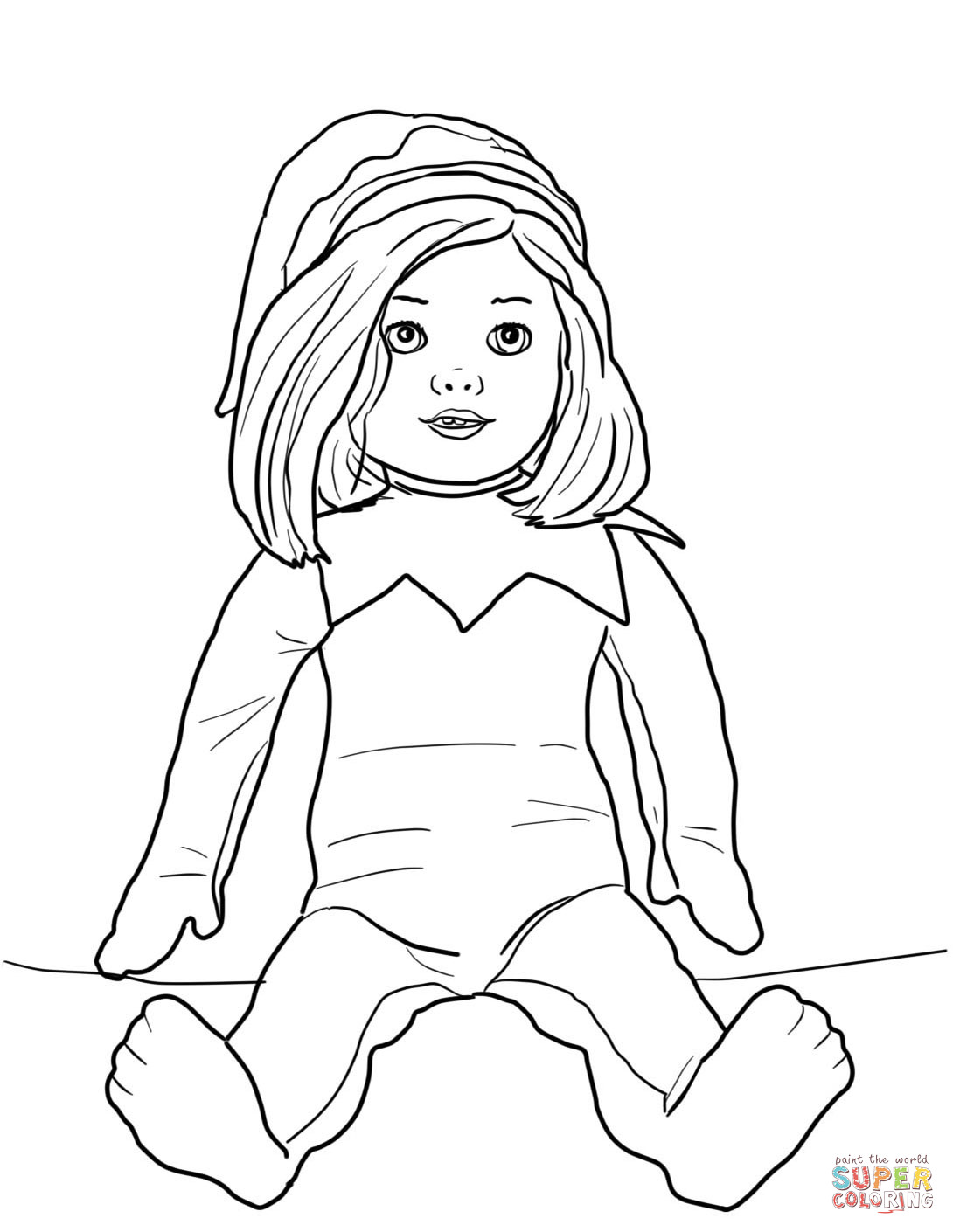 Best ideas about Elf On The Shelf Printable Coloring Pages
. Save or Pin Girl Elf on the Shelf coloring page Now.