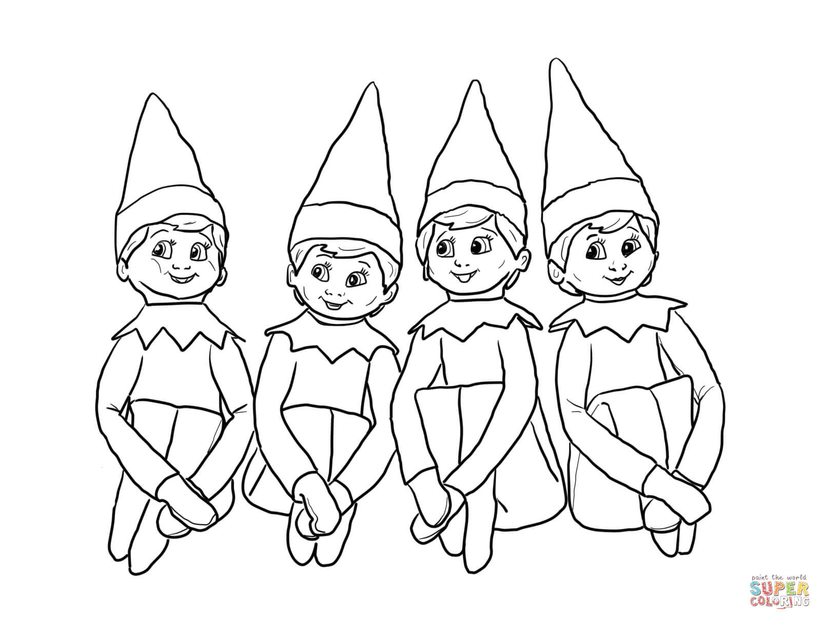 Best ideas about Elf On The Shelf Printable Coloring Pages
. Save or Pin Elf The Shelf Coloring Pages To Print Coloring Home Now.