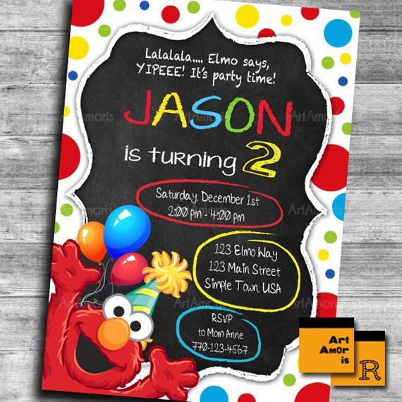 Best ideas about Elmo 1st Birthday Invitations
. Save or Pin Elmo Birthday Invitation Elmo Birthday Invite Sesame Street Now.