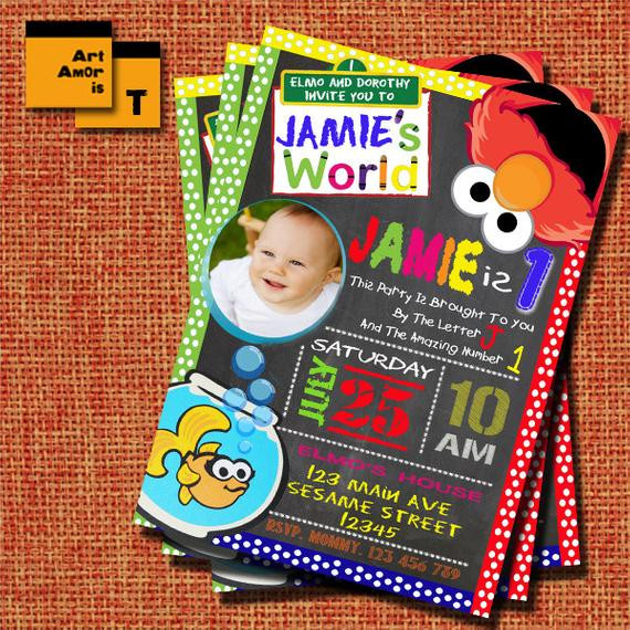 Best ideas about Elmo 1st Birthday Invitations
. Save or Pin Elmo Invitation Elmo Birthday Invitation Sesame Street Elmo Now.