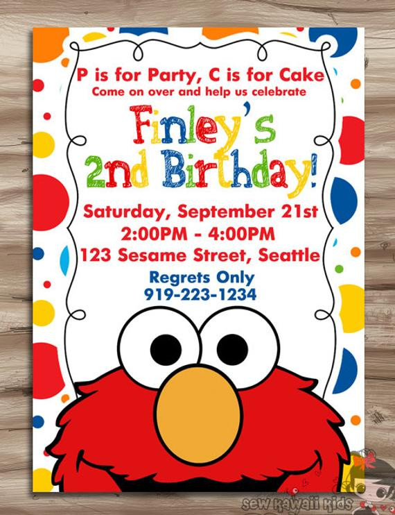 Best ideas about Elmo Birthday Invitations
. Save or Pin ELMO Invitation Elmo Invitation Elmo Birthday Invite Sesame Now.