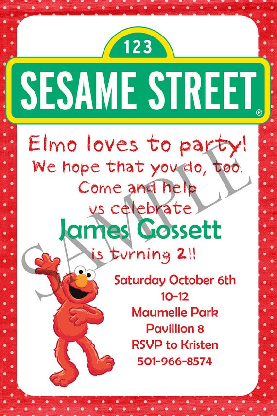 Best ideas about Elmo Birthday Invitations
. Save or Pin Sesame Street Elmo Birthday Party Digital Invitation Now.