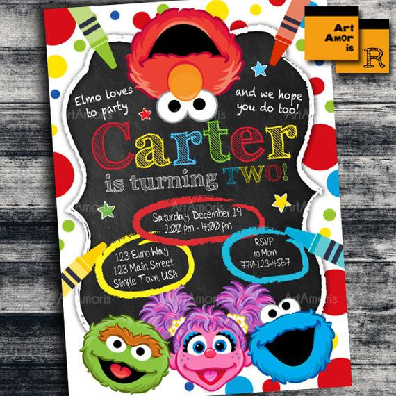 Best ideas about Elmo Birthday Invitations
. Save or Pin Elmo Invitation Elmo Birthday Invitation Art Party Now.