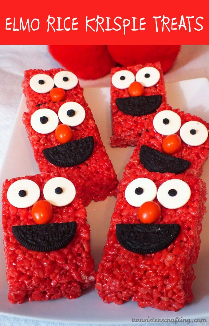 Best ideas about Elmo Birthday Party Ideas 2 Year Old
. Save or Pin Elmo Rice Krispie Treats Now.