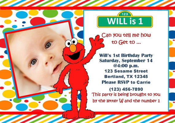 Best ideas about Elmo Invitations 1st Birthday
. Save or Pin PinkInkPartyBoutique on Etsy Now.