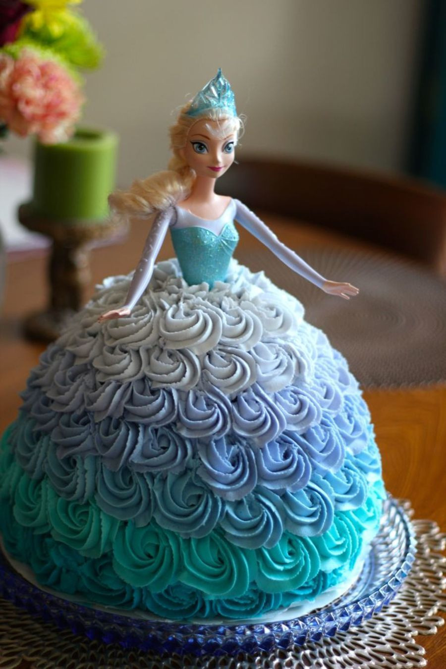 Best ideas about Elsa Birthday Cake
. Save or Pin Elsa Doll Cake For A Frozen Themed Birthday Party Now.