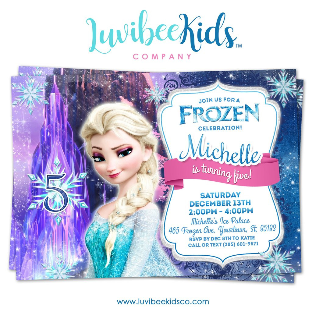 Best ideas about Elsa Birthday Invitations
. Save or Pin Frozen Birthday Invitation Now.