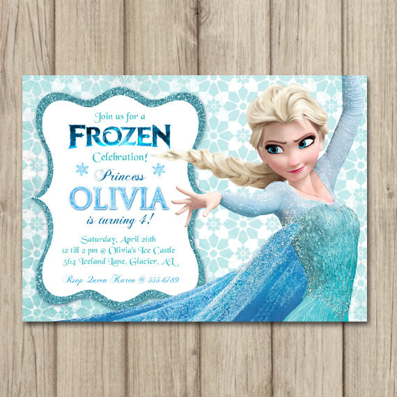 Best ideas about Elsa Birthday Invitations
. Save or Pin FROZEN BIRTHDAY INVITATION Elsa Invitation Girl Frozen Now.