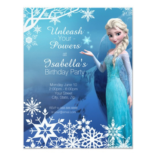 Best ideas about Elsa Birthday Invitations
. Save or Pin Frozen Elsa Birthday Party Invitation Now.