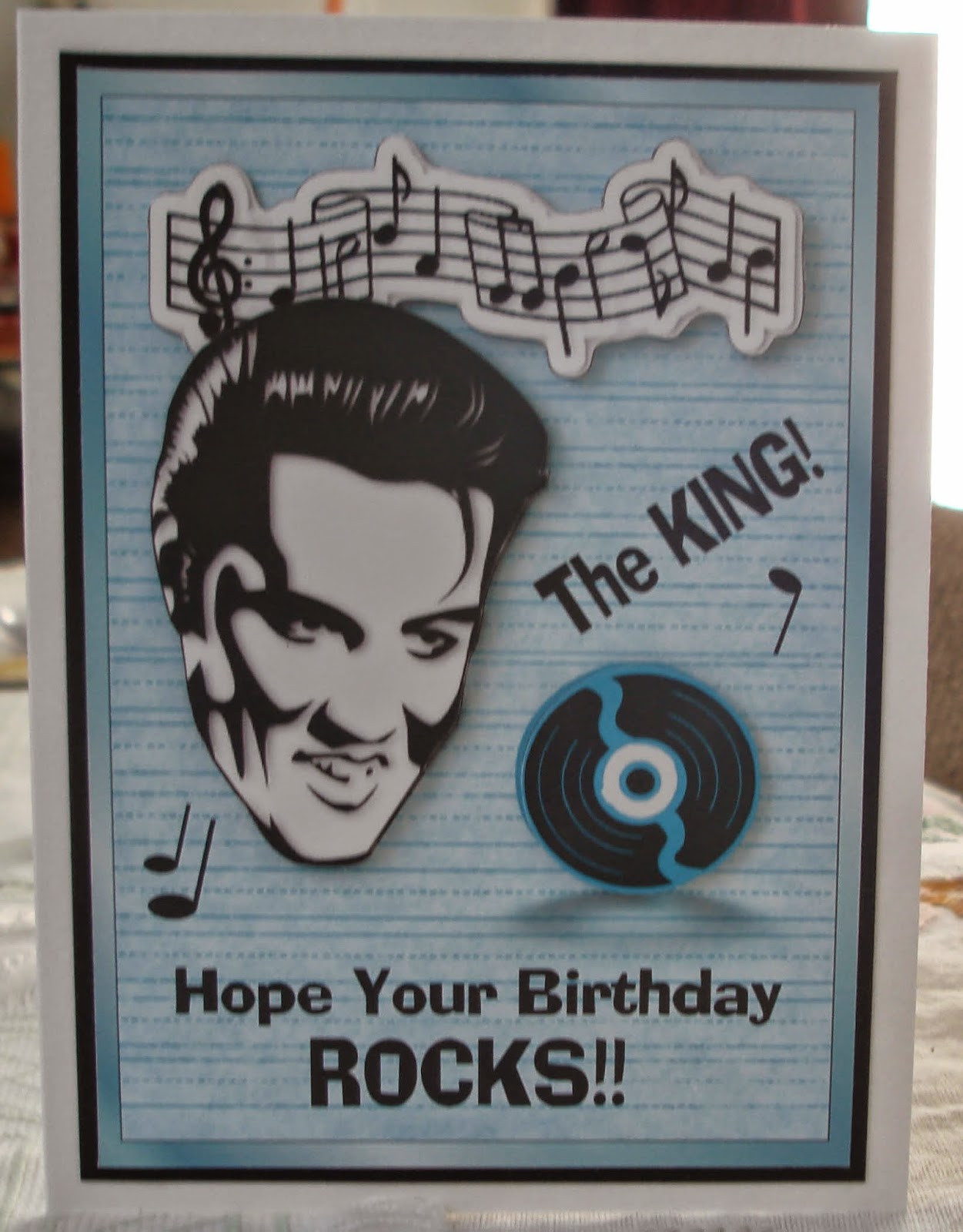 Best ideas about Elvis Birthday Card
. Save or Pin Lorraine Lives Here Elvis themed Birthday card Now.