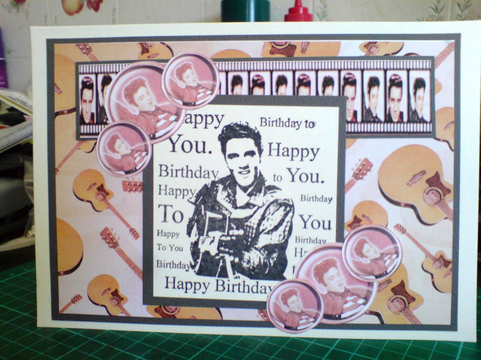 Best ideas about Elvis Birthday Card
. Save or Pin HANDMADE BY LILACANGLIA Elvis Birthday Card Now.