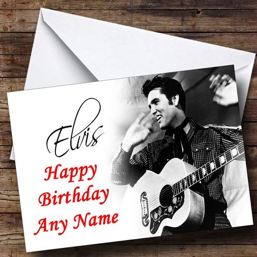 Best ideas about Elvis Birthday Card
. Save or Pin Elvis Presley Black & White Personalised Birthday Card Now.