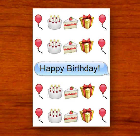 Best ideas about Emoji Birthday Card
. Save or Pin Happy Birthday Emoji Card Digital Download by ohlookitsartsy Now.