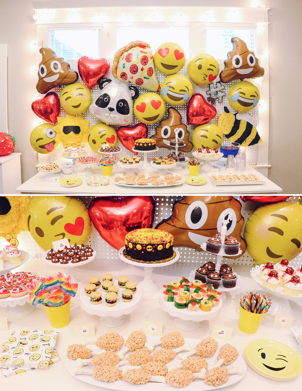 Best ideas about Emoji Birthday Party
. Save or Pin Sophia’s Emoji Birthday Party – At Home With Natalie Now.