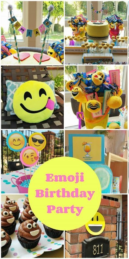 Best ideas about Emoji Birthday Party Decorations
. Save or Pin Emoji Birthday Party Ideas DIY Inspired Now.