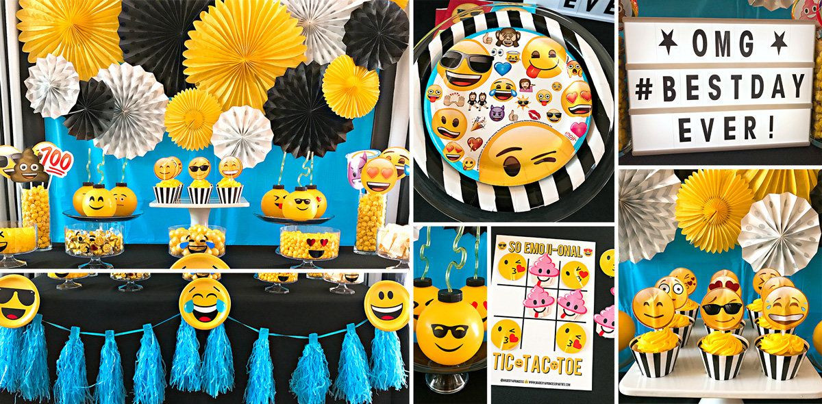 Best ideas about Emoji Birthday Party Decorations
. Save or Pin Emoji Kids Party Supplies Now.