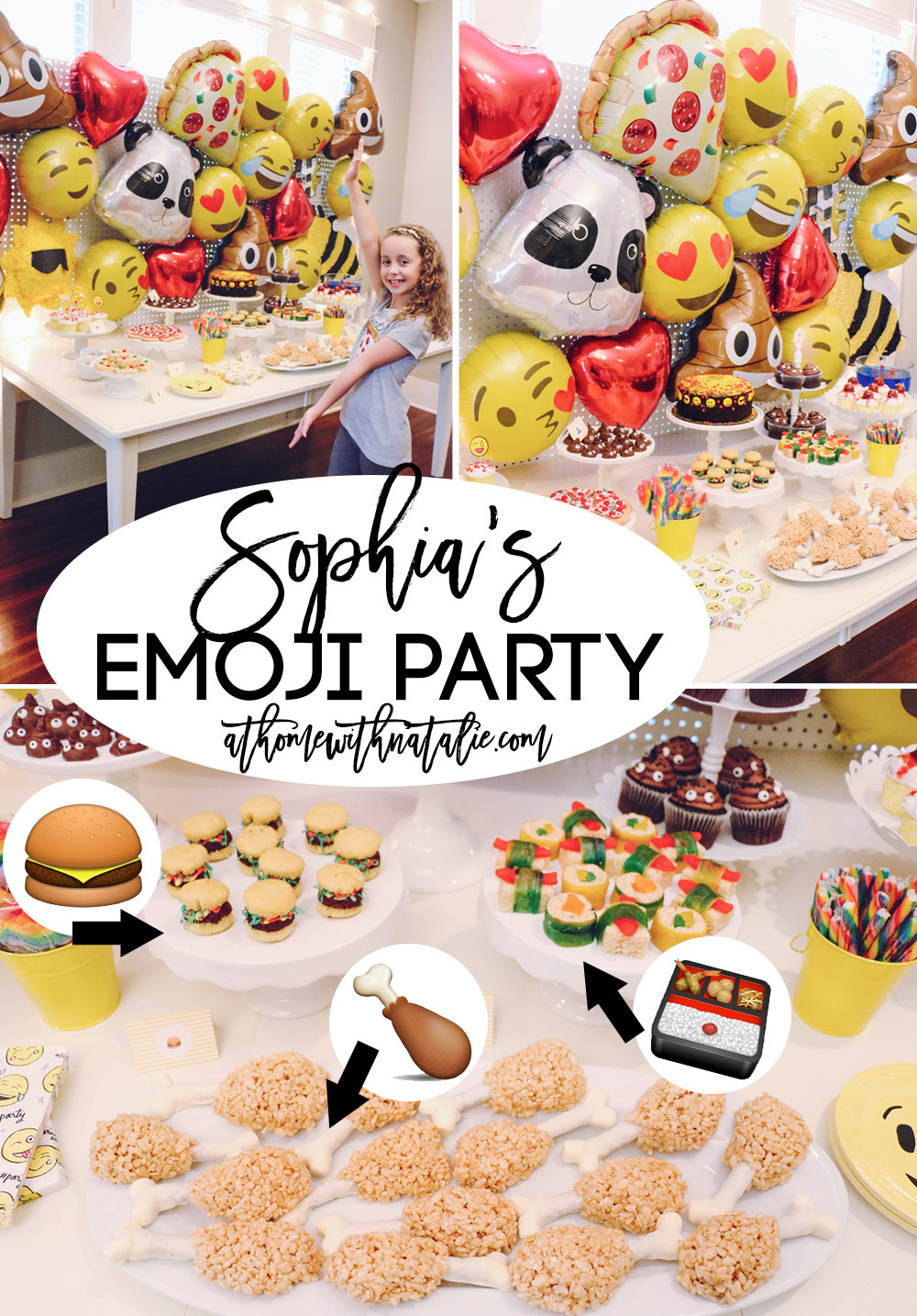 Best ideas about Emoji Birthday Party Ideas
. Save or Pin Sophia’s Emoji Birthday Party – At Home With Natalie Now.