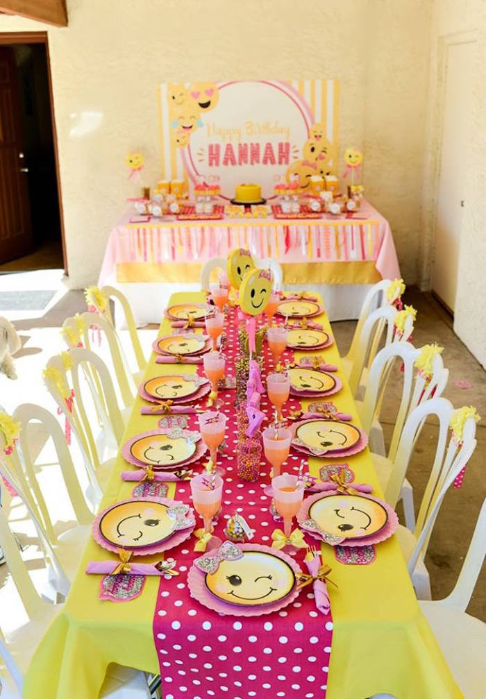 Best ideas about Emoji Birthday Party Ideas
. Save or Pin Kara s Party Ideas Pink & Gold Emoji Birthday Party Now.