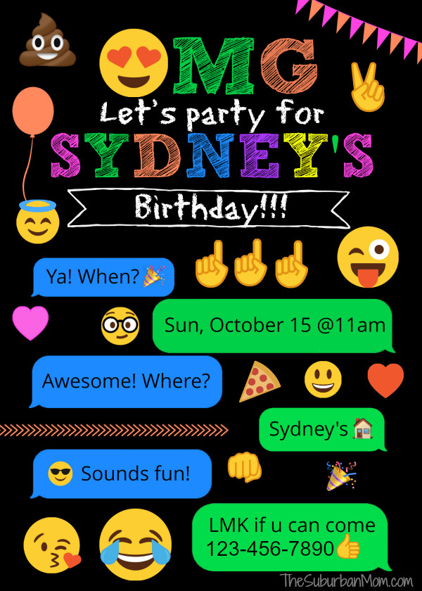 Best ideas about Emoji Birthday Party Invitations
. Save or Pin Emoji Birthday Party Ideas Free Printables Decorations Now.