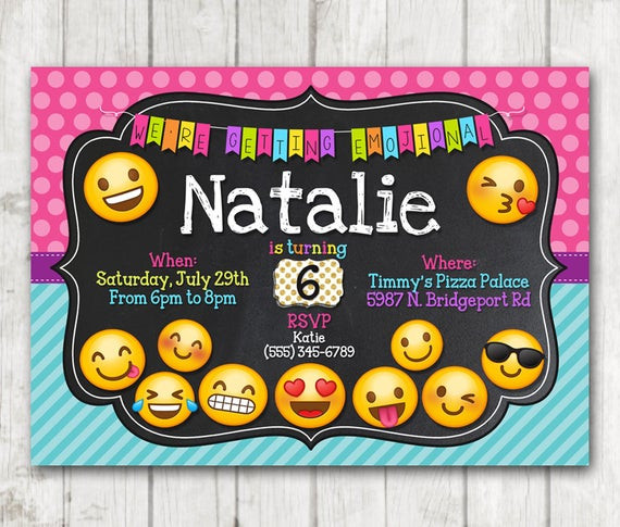 Best ideas about Emoji Birthday Party Invitations
. Save or Pin Printable Emoji Birthday Party Invitation Emoji invitations Now.