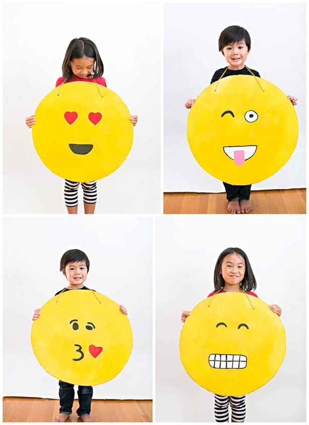 Best ideas about Emoji Costumes DIY
. Save or Pin EASY DIY CARDBOARD EMOJI COSTUME Now.