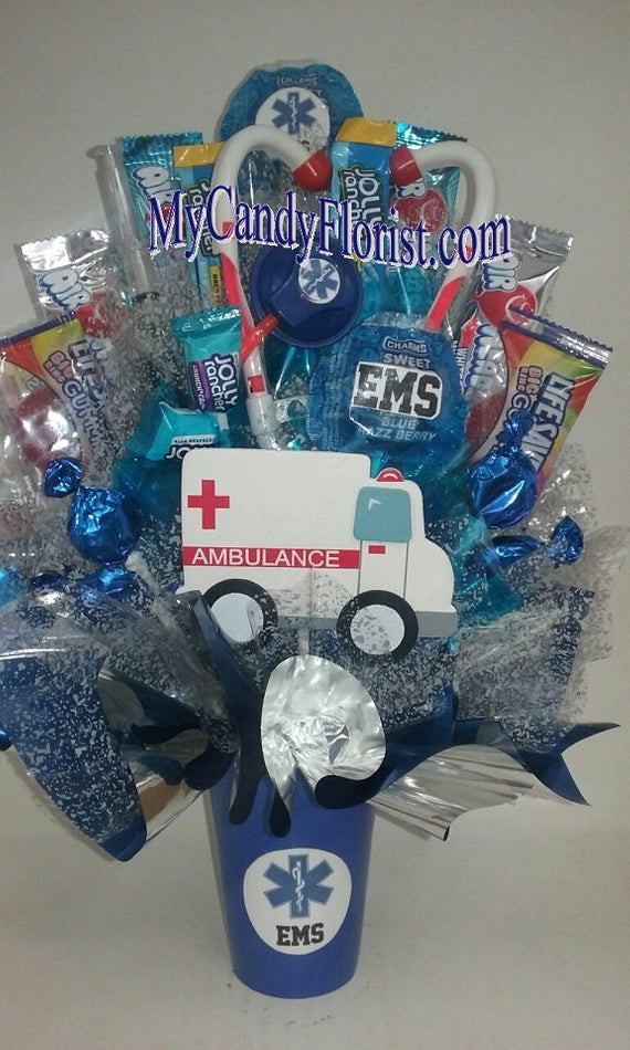 Best ideas about Ems Gift Ideas
. Save or Pin EMS Candy Bouquet Centerpiece Great Gift for an EMT Get Well Now.