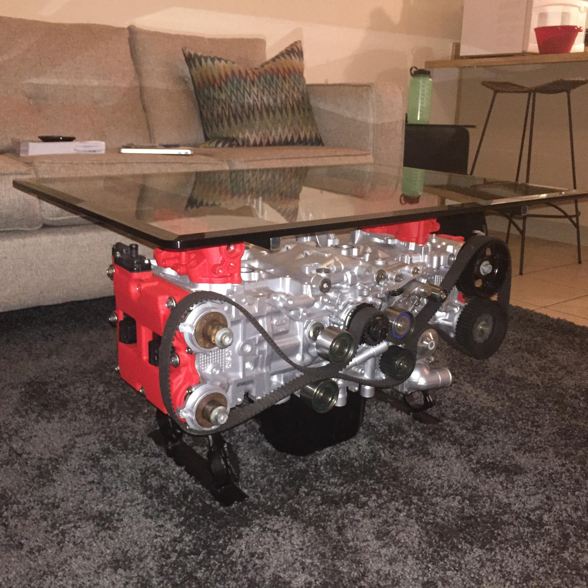 Best ideas about Engine Coffee Table
. Save or Pin Converting a Wrecked Car into a Boxer Engine Coffee Table Now.